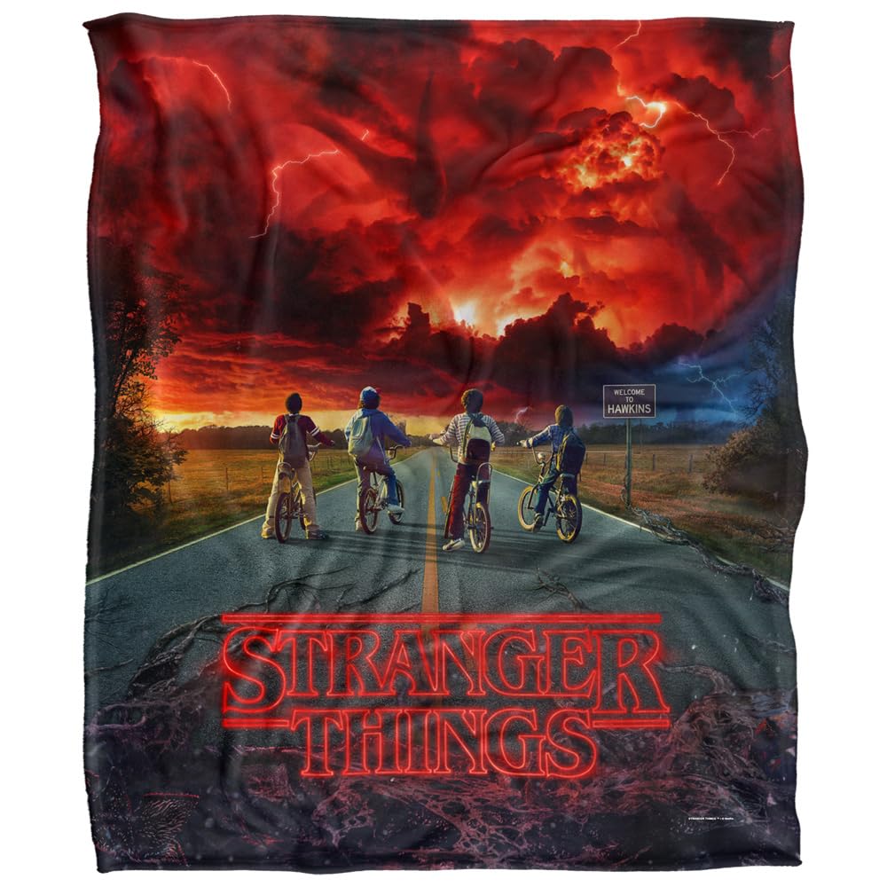 Stranger Things MIND FLAYER Silky Touch Super Soft Throw Blanket